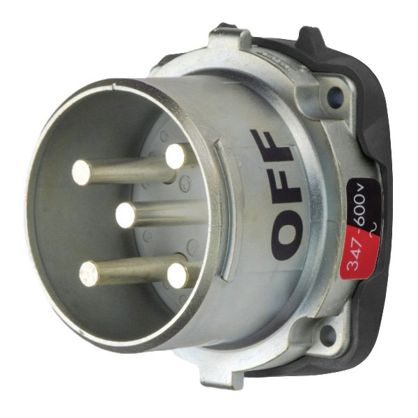39-68187-K14 - DR100 INLET METAL SIZE 4 TYPE 3R 3P+N+G 100A 347/600 VAC 60 Hz NO AUX